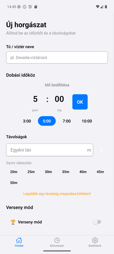 Session beállítása